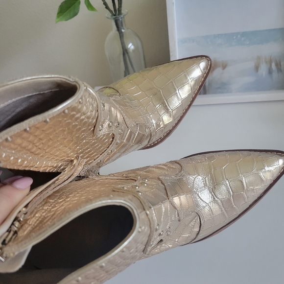 Sam Edelman Gold Boots - Picture 4 of 4
